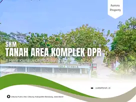DIJUAL TANAH ELIT AREA KOMPLEK DPR HANYA 3 MENIT TOLL CILEUNYI SHM