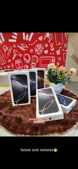 IPhone 16 Series New Segel lengkap terbatas resmi ‼️