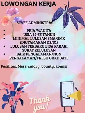 info lowongan kerja, DIBUTUHKAN SEGERA!