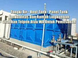 Di Jual Tangki Panel Rooftank Kotak, Toren Air FRP, Tangki Air Kotak,