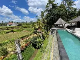 Villa view sawah di Ubud Bali