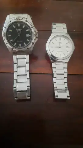 Jual cepat B/U,  jam tangan bekas merk CASIO,