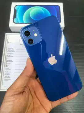 Iphone 12 128 garansi Resmi mulus 97% fulset original bh 91%