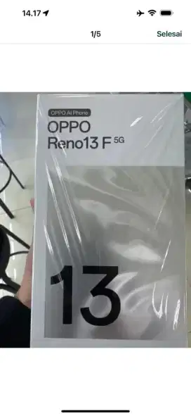 Bismillah jual Oppo Reno 13 f 5G ram 8/256 warna hitam baru 2 bulan