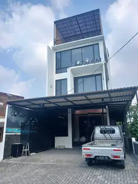 JUAL USAHA CAFE BILLIARD RAYA MERR SHM IJIN LENGKAP 4 LANTAI BAGUS