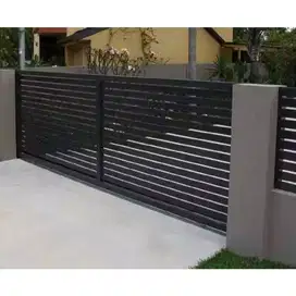 pagar besi full hollo galvanis model ter hits