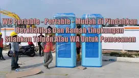 Toilet Event/Toilet Proyek/Toilet Portable/ Wc Umum /Praktis Mudah Dip