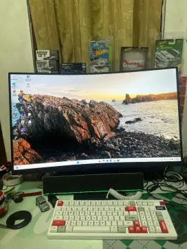 LED Monitor LG 32 Curve BEKAS ISTIMEWA LIKE NEW