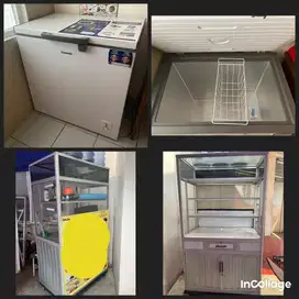 Jual paket usaha etalase & box freezer
