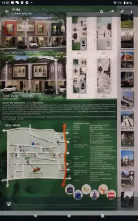 Di Jual tanah di Gandul, Cinere Depok