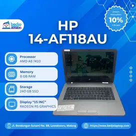 LAPTOP HP 14-AF118AU TERCANGGIH DI MALANG