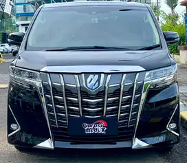 Toyota Alphard G ATPM 2021 Antik Low KM Murah Bekas Hitam Genap No pr
