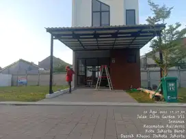 Kanopi Alderon Single Layer Terpasang