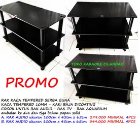 rak meja audio 100cm