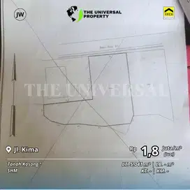 Dijual Tanah Kosong Besar Kawasan Kima Dekat Pergudangan Dan Industry