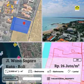 Dijual Tanah Kosong Poros Jalan Dekat Pantai Jerman Wana Segara Bali