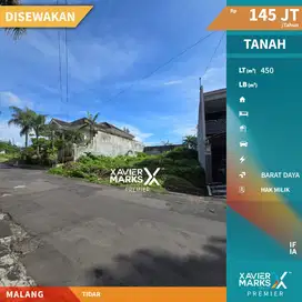 Disewakan Tanah Tidar Malang Cocok untuk Usaha