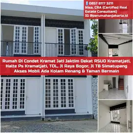 Rumah Di Condet Jakarta Dekat Halte RSUD KramatJati Ada Kolam Renang