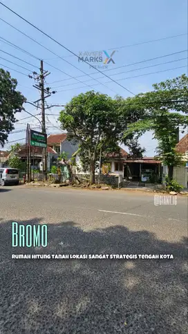 Rumah Strategis pusat kota harga tanah di Bromo Klojen Malang