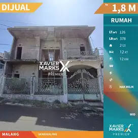 Dijual Rumah Baru Bisa Untuk Kos di Sengkaling Malang Dekat Umm