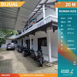 Rumah Kos Aktif Dekat Kampus di Mertojoyo Malang