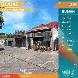 Dijual Rumah Klasik di Area Janti Sukun Malang Semi Furnish