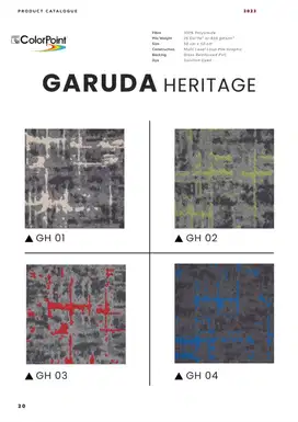 KARPET TILE Garuda Heritage - Karpet Tile Anti Slip 50cmx50cm | Karpet