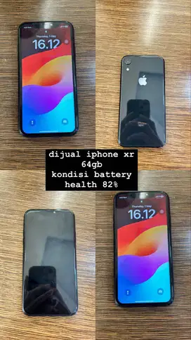 Jual Iphone XR 64GB Inter, Black