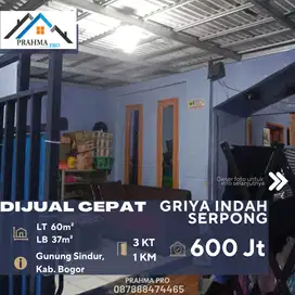 Gunung Sindur Bogor Dijual Rumah Dalam Komplek