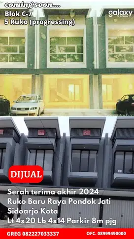 READY RK Baru Pondok Jati SDA SERAH TERIMA AKHIR 2024 dkt RS Delta