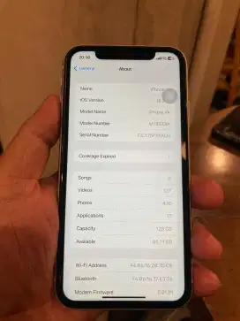 IPHONE XR 128GB INTER FULLSET NO MINUS ALL OPERATOR