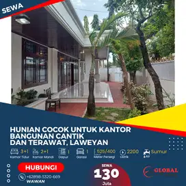 Disewakan Rumah Luas & Cantik – Cocok untuk Kantor atau Usaha
