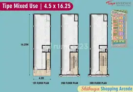 Dijual Ruko Shibuya Pik2 Uk 4,5x12 Type Badan Garden