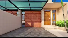 Rumah Modern Inner Garden Luas tanah 110M2 Bandung Timur Harga 700jtan