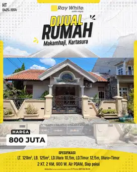 Dijual Rumah Siap Pakai Bersih Terawat di Makamhaji, Kartasura
