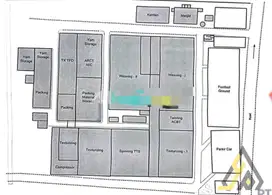 Dijual pabrik industri syntetik lokasi kaliwungu kendal  70470m BU!