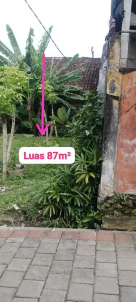 DIJUAL TANAH PLOT KECIL 87M2 KAMPIAL NUSA DUA