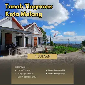 Tanah Pribadi SHM Siap Balik Nama View Gunung Arjuno Tlogomas Malang