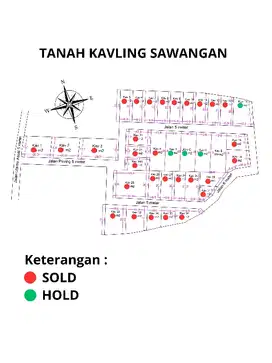 Dijual Tanah 282m2 Lokasi Premium Nusa Dua