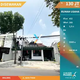 Rumah Usaha Strategis Nol Jalan Tidar Malang