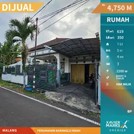 Rumah dan Tanah Dekat Exit Tol Singosari di Karanglo Indah Malang