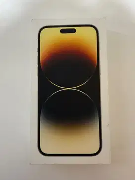 iPhone 14 Pro Max 256GB Gold Resmi Indonesia (iBox)