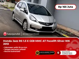 [ KM ANTIK 25RB ] Honda Jazz RS 1.5 E GE8 MMC AT Facelift Silver 2013