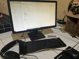 PC Rakitan + Monitor Second