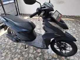 Honda beat deluxe CBS iss 110 LED 2023 bln 11 pajak panjang mio scoopy