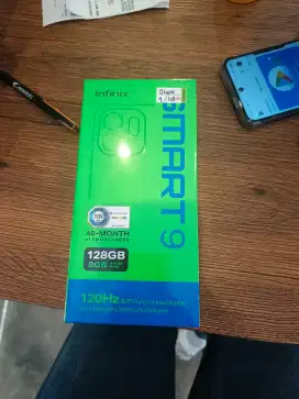 Infinix Smart 9 New Ram 4+4/128