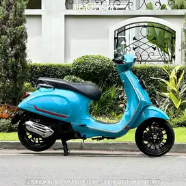 Piaggio Vespa SPRINT S 150 IGET ABS LED FACELIFT TH 2022 WARNA BLUE AU