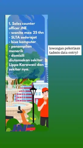 dicari karyawan data entry