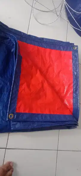 Terpal, kanvas, terpaulin semi karet