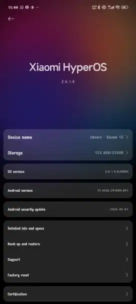 Xiaomi 12/ Mi 12 / Mi12 RAM 8/256GB